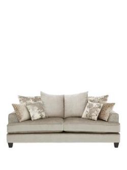 Luxe Collection - Opal 3-Seater Fabric Sofa